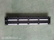 Sieciowe panele krosowe RJ45 IEC 11801 do montażu w szafie 110 IDC