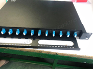 12-portowy, 24-rdzeniowy panel krosowy światłowodowy 1U FTTH FTTB FTTX